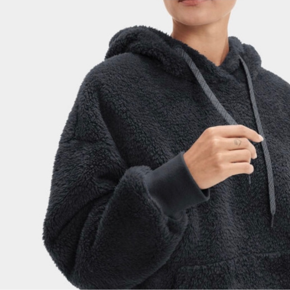 W LOYRA SHERPA HOODIE L